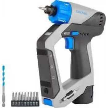 Juhtmeta kruvikeeraja Dremel DD12V-S1 12V 2Ah, kompaktne laetav käsikruvikeeraja
