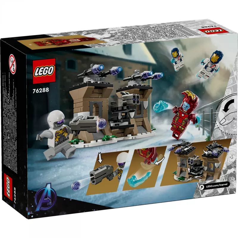 Ehitusmänguasi LEGO komplekt 76288 Marvel Super Heroes Raudmehe Raudleegion HYDRA sõdur, minifiguur, ehitatav mudel
