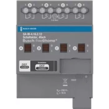 BUSCH-JAEGER SA-M-4.16.2.12 lülitusajam 4-kanaliline 16A reelingmonteeritav REG (2CDG510025R0021)