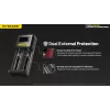 akulaadija Nitecore Ci12 Universaalne USB-laadija Li‑Ion, NiCd, NiMH akudele, 3A sisend 5/9/12V, plastkorpus