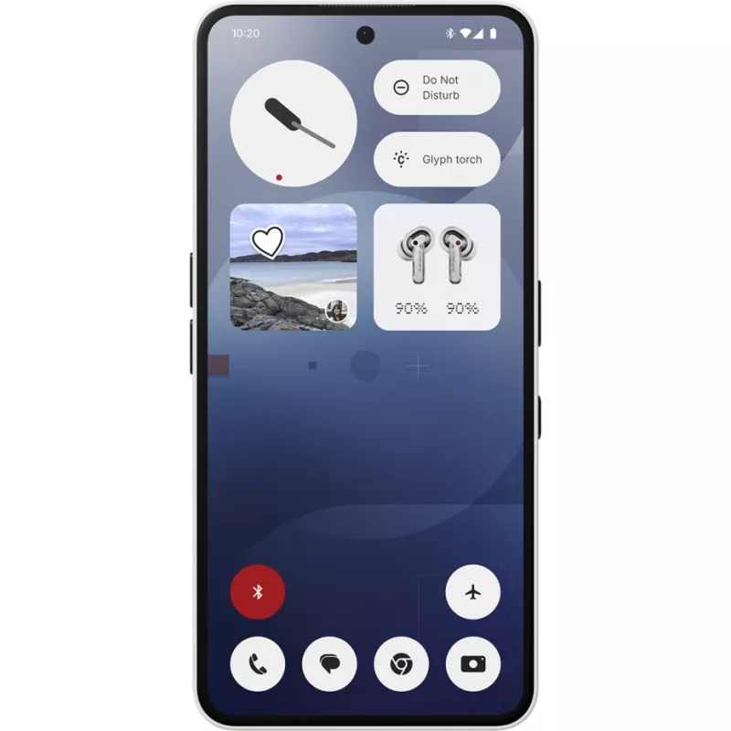 Nothing Phone (3a) 17,2 cm (6,77 inch) Dual SIM Android 15 5G USB Type-C 12 GB 256 GB 5000 mAh Valge