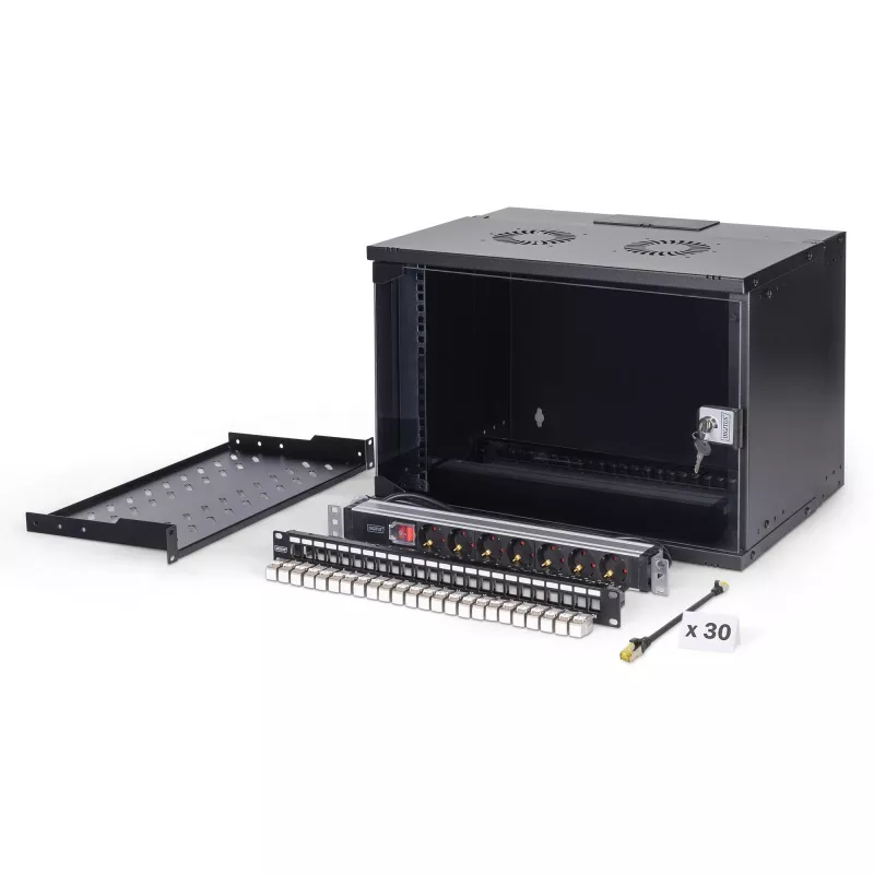 Seinale paigaldatav riiul Digitus DN-49203-SET 7U 60 kg IP20