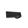 A4Tech Fstyler FG1012 juhtmevaba klaviatuuri ja hiire komplekt, must