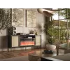 JUTA EF kummut + electric kamin 202x39.5x85 must + linol calabria