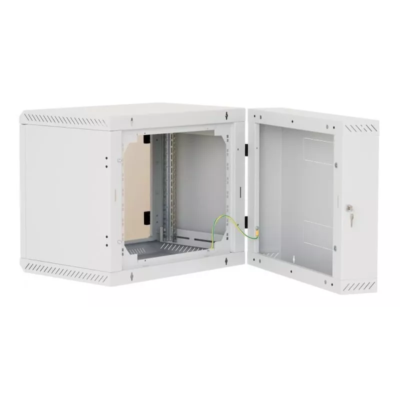 Seinale paigaldatav riiul Triton RBA-12-AD6-CAX-A1 12U Valge