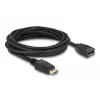DeLOCK DisplayPort 1.2 pikenduskaabel 4K 60 Hz 5 m