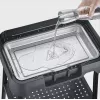 Tabletop electric grill SEVERIN PG 8596, 2000 W, rectangular grid, Must, rotary control