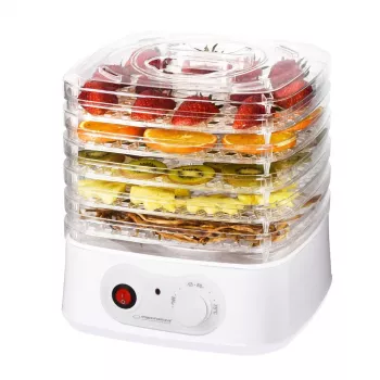 Esperanza EKD004 toidu kuivati, läbipaistev, valge 250 W