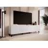 TV-kapp cama meble BARI 200x42x52 valge matt — 200×42×52 cm