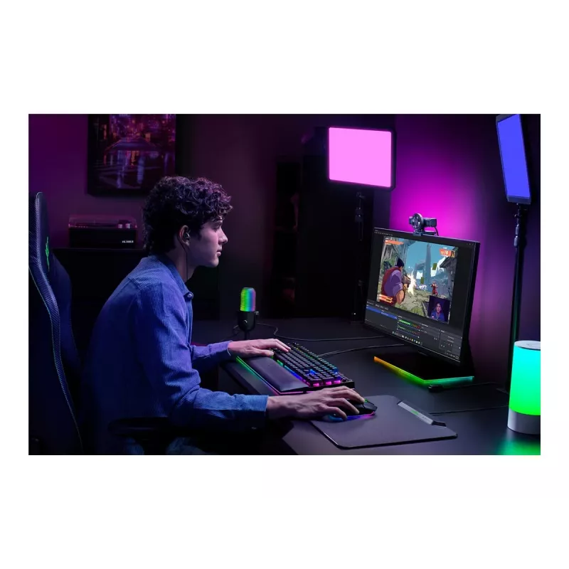 Razer | Veebikaamera | Kiyo V2 | MJPEG kuni 4K 30 FPS, 1080p 60 FPS, YUY2 kuni 4K 15 FPS, 1080p 60 FPS, NV12 kuni 4K 20 FPS, 1080p 60 FPS