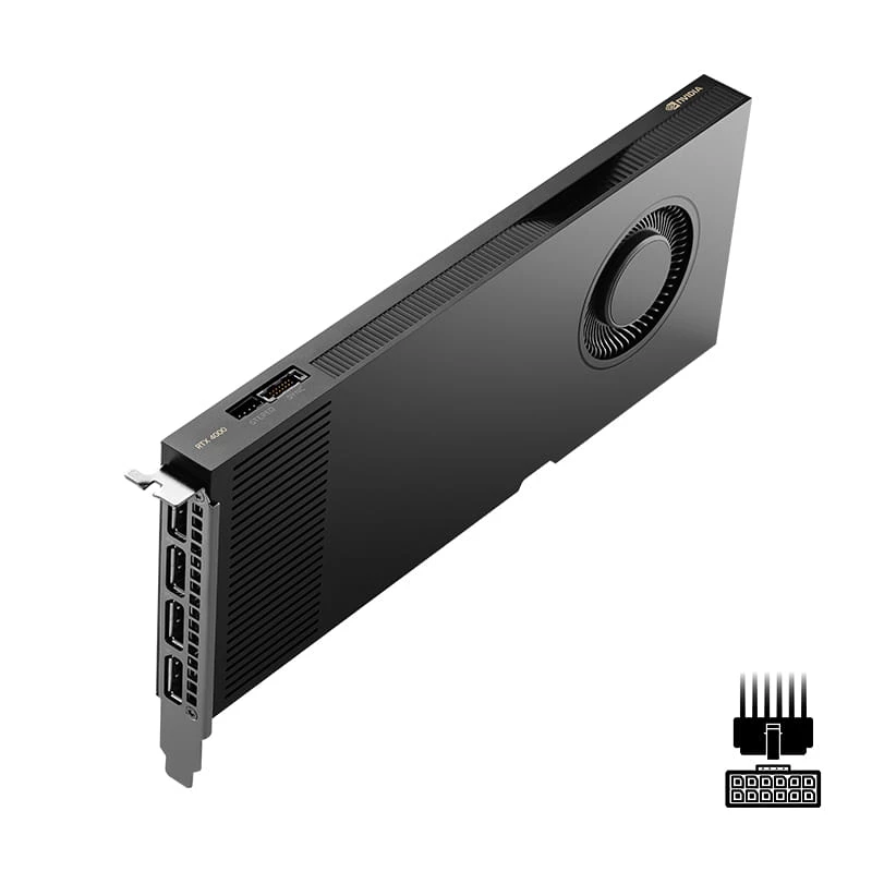 NVIDIA RTX 4000 ADA - graafikakaardid - RTX 4000 Ada - 20GB GDDR6 - PCIe 4,0 x16 - 4 x DisplayPort (900-5G190-2270-000)
