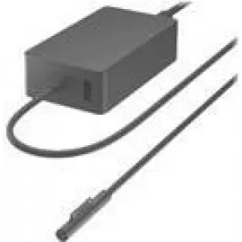Microsoft - toiteplokk - 127 W - EMEA - must - äriklass - ühilduv Surface Book, Book 2, Book 3, Go, Go 2, Laptop, Laptop 2, Laptop 3, Pro 6, Pro 7, Pro X seadmetega (USY-00005)