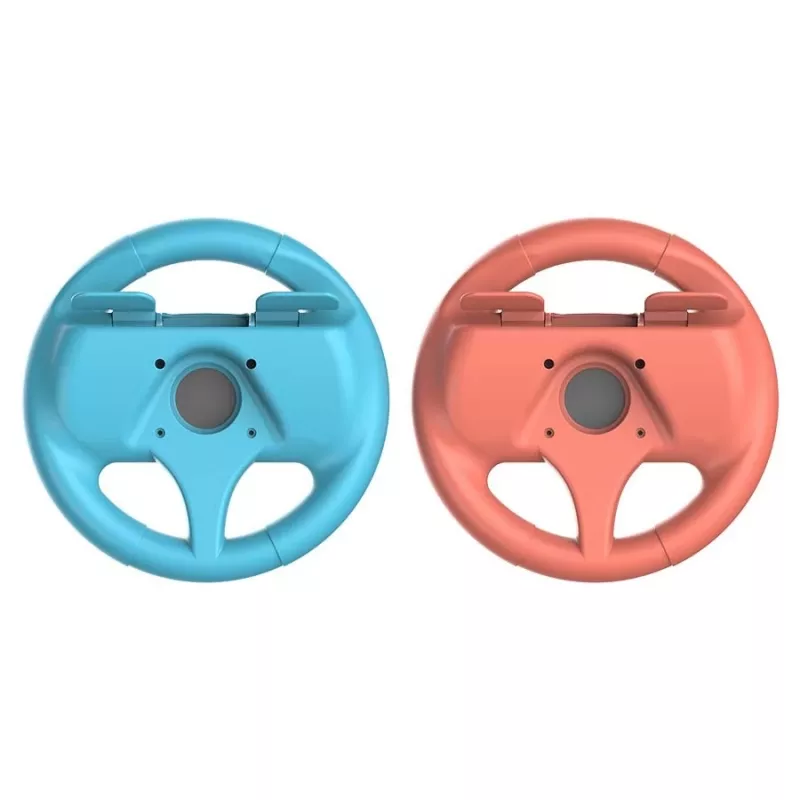 Wheel mod Subsonic Pack of 2 steering wheels for Switch & Switch 2 Red Turquoise