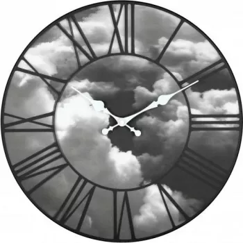 NeXtime kell 3037 Clouds, Ø39 cm, Seina, Must