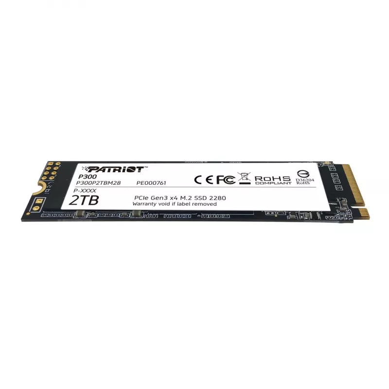 SSD-ketas Patriot Memory 2 TB M.2 PCI Express 3.0 NVMe P300