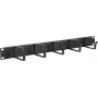 Kaablihalduspaneel LOGON RAO100BL must alumiinium 48,3 cm