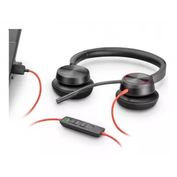 Peakomplekt POLY Mustwire C5220 juhtmega USB-C kontori kõnekeskus