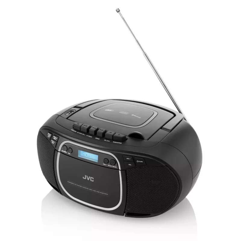 JVC RC-E561B-DAB CD-mängija Must Kaasaskantav CD-mängija
