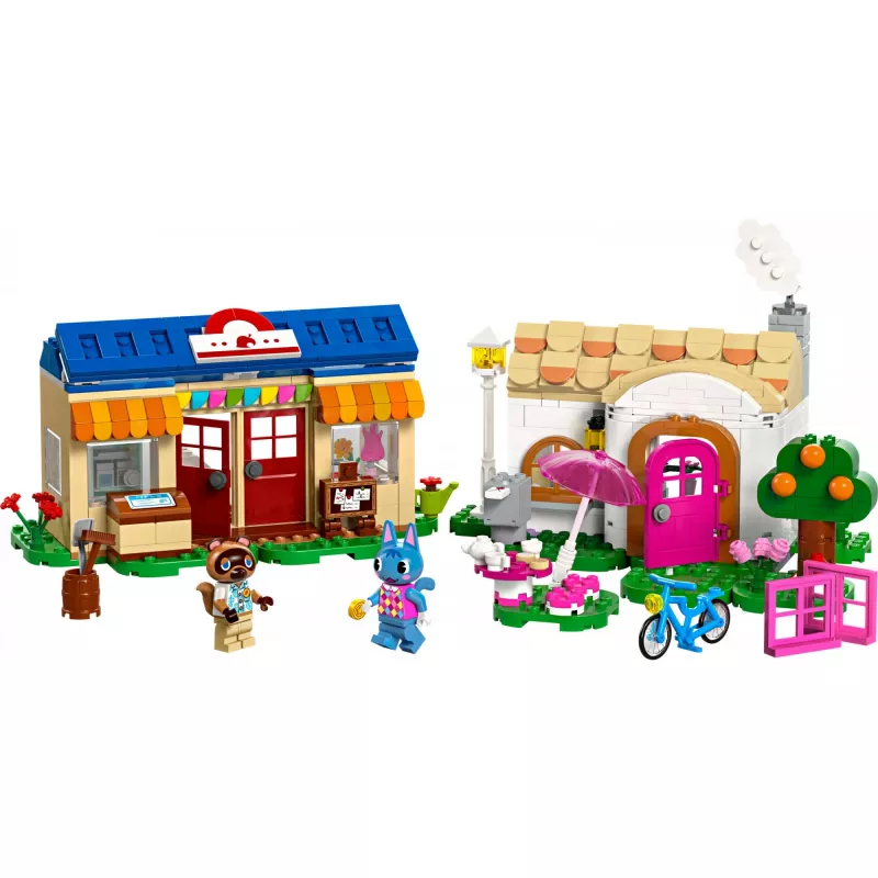 Konstruktsioonimänguasi LEGO 77050 Animal Crossing Nooki pood Sophie maja komplekt – modulaarne mängukomplekt