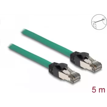 DeLOCK RJ45 kaabel PROFINET SF/UTP 5 m Cat5e roheline