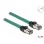 DeLOCK RJ45 kaabel PROFINET SF/UTP 5 m Cat5e roheline