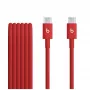 Apple USB-C to Woven kaabel - Rapid Punane - kaabel - digitaalne/andmeside (MDGF4ZM/A)