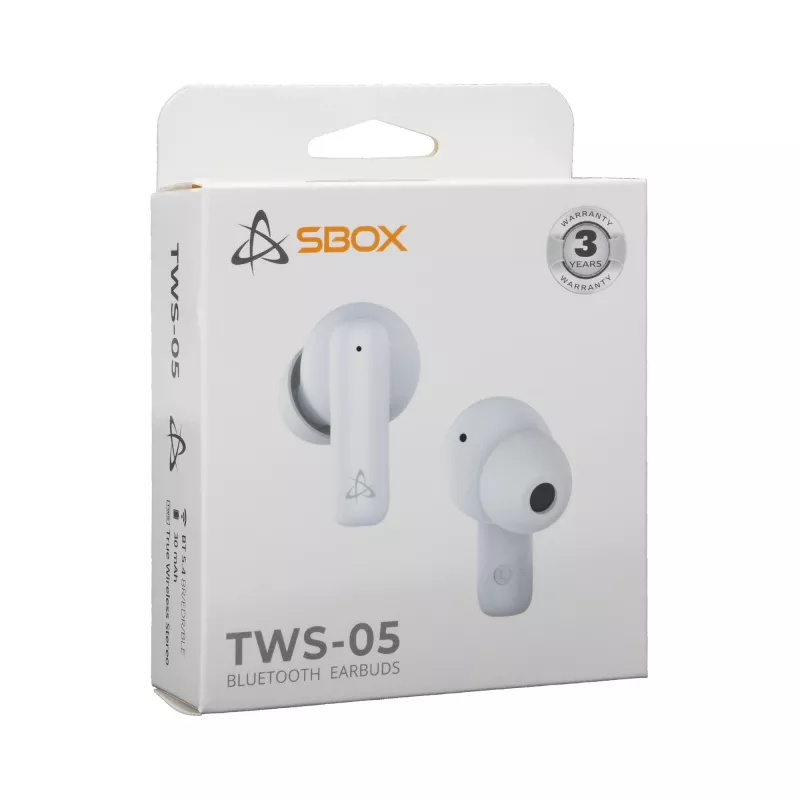 Kõrvaklapid SBOX EB-TWS05 Valge