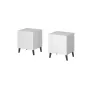 Öökapp cama meble NOVA 1 sahtliga 44×40×52 cm, valge matt