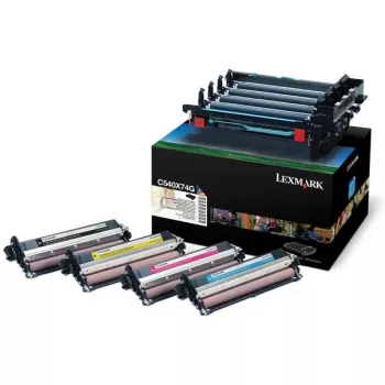 Tonerikassett Lexmark C540X74G 3000 lehekülge Must Tsüaan magenta Kollane