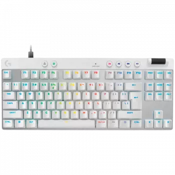 LOGITECH G PRO X TKL RAPID mänguklaviatuur - VALGE - US INT'L - USB - EMEA28i-935 - LINEAARNE