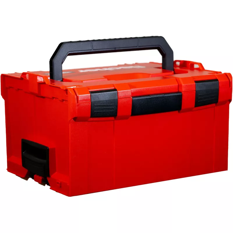 Tööriistakast FISCHER L-BOXX FLB 238 tühi, punane/must, modulaarne hoiukohver