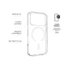 Fikseeritud tagakaas | Apple | iPhone 17 Pro | TPU/PC | Läbipaistev | MagPure