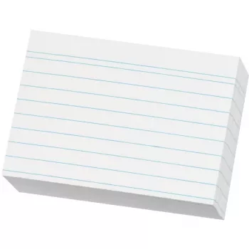 Herlitz Karteikarte A8 ruleeritud valge 120g 200 tk