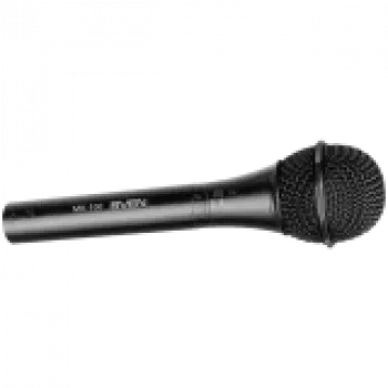 Mikrofon SVEN MK-100 (juhtmega, dünaamiline, metall, kaabel 4,0 m, 6,3/3,5 mm pesa, kardioid, must)