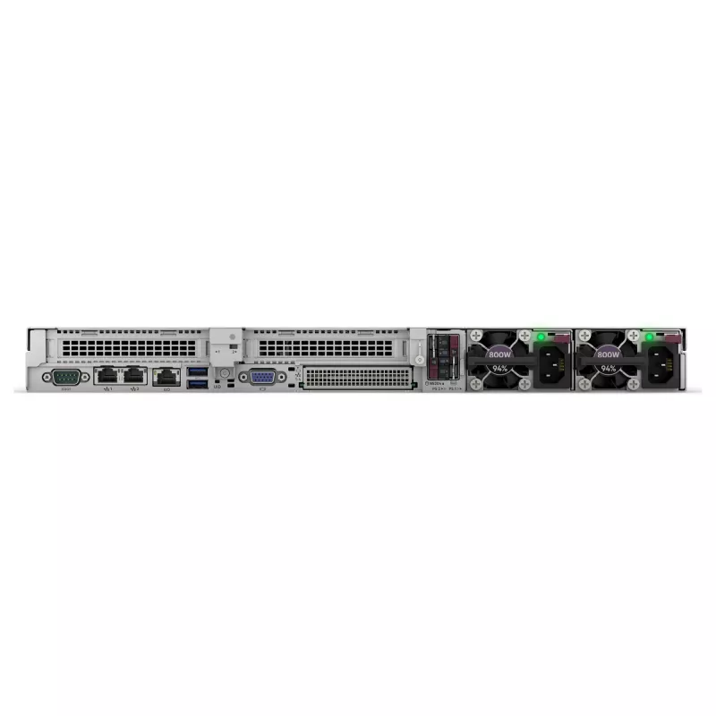 Rack (1U) server HP Enterprise ProLiant DL320 Gen11 Intel Xeon Silver 4510 2,4 GHz 12c 1P 64 GB DDR5 8x SFF 2x1000 W PS