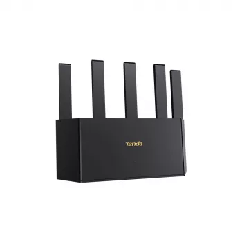 Tenda TX2L Pro traadita ruuter Gigabit Ethernet kaheriba (2,4 GHz / 5 GHz) Must