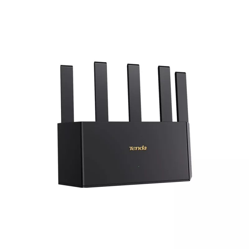 Tenda TX2L Pro traadita ruuter Gigabit Ethernet kaheriba (2,4 GHz / 5 GHz) Must