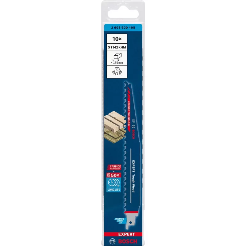 Bosch 2 608 900 405 pusle/tikksae/saagimissaetera Sabre saetera Karbiid 10 tk