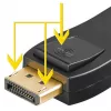 Wentronic Goobay DisplayPort-HDMI-adapter 1.1, HDMI standardpesa (tüüp A) - HDMI standardpesa (tüüp A) > DisplayPort-pistik (51719)