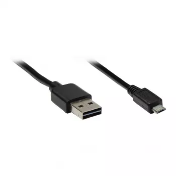 GoodConnections ühenduskaabel USB 2.0 EASY, pistik A pistikule Micro B, must, 2 m