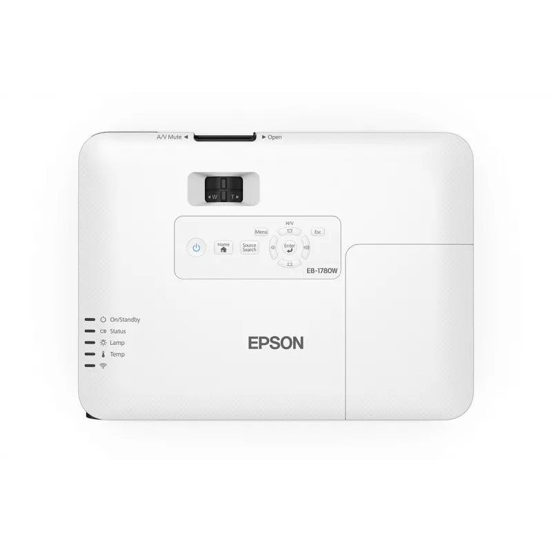 Epson EB-1780W lühiviskega projektor, 3000 ANSI luumenit, 3LCD, WXGA (1280x800), valge, hall