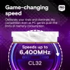 Crucial Pro OC 32GB (2x16GB) DDR5 PC5-48000C32 6400MHz Dual Channel Kit - Valge