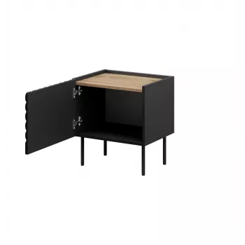 Öölaudade komplekt Cama ONDA 50x40x54 cm must MDF/puitlaastplaat 2 tk