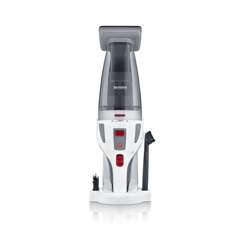 Severin HV 7146 pulkpuhasti/elektriline luud Aku Kuiv&märg UltraFine 120 W Hall, Punane, Valge 2,2 Ah