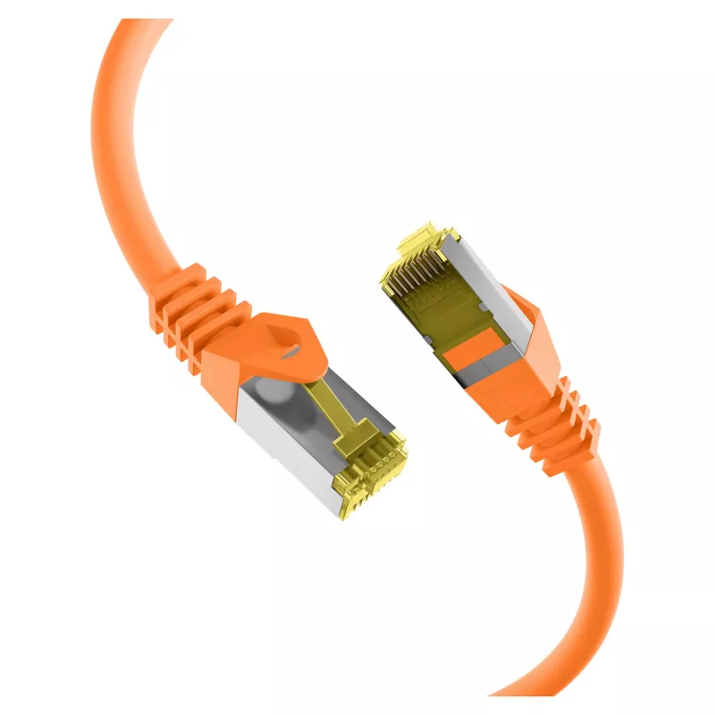 RJ45 paigalduskaabel Cat.6A S/FTP LSZH Cat.7 toorkaabel oranž