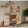 KUBA Kirjutuslaud artisan tamm/valge komplekt