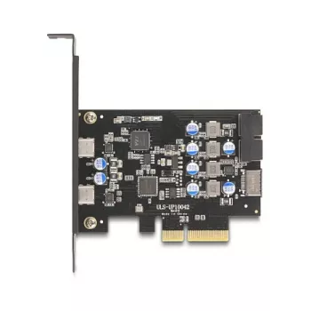 PCI Express x4 kaart DELOCK 90345 kahe välise USB USB-C pordiga