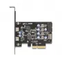 PCI Express x4 kaart DELOCK 90345 kahe välise USB USB-C pordiga