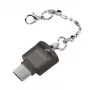 USB-C microSD-kaardilugeja võtmehoidjana