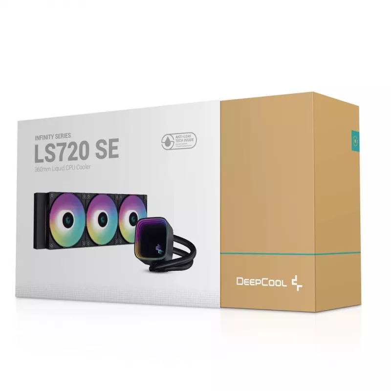 DeepCool LS720 SE protsessori jahutusseade “kõik-ühes” vedelikjahutus 12 cm, must, 1 tk.